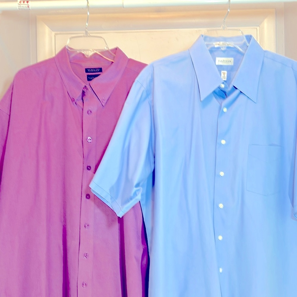 Pair Van Heusen Short Sleeve Shirts 2XL